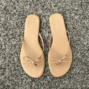 Seychelles nude flip flops